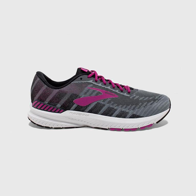 Brooks Ravenna 10 Women's Road Running Shoes UK Outlet - Grey (YOELQ6580)